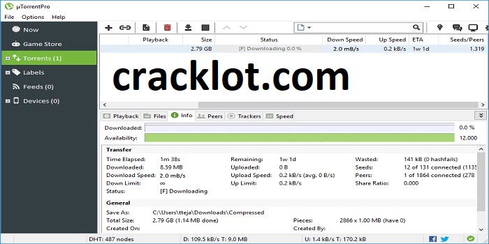 uTorrent Pro 3.6.0.46830 for android download